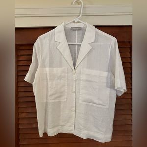 NWOT Everlane linen workwear shirt